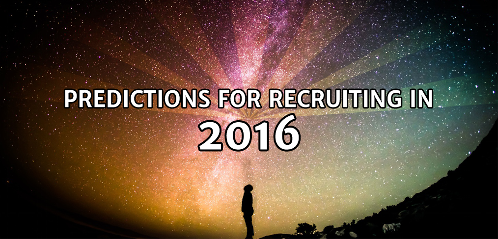 2016 predictions for recruiting - image credits: Greg Rakozy from Unsplash