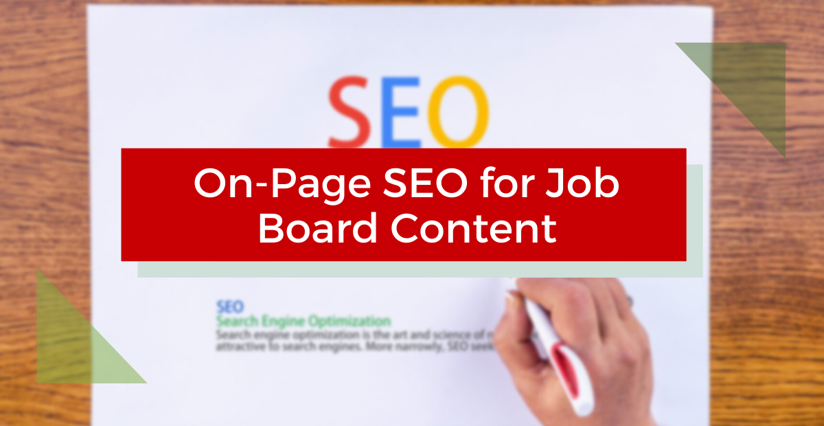 On-Page SEO for Job Board Content
