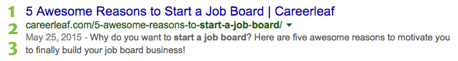 SEO for job board content