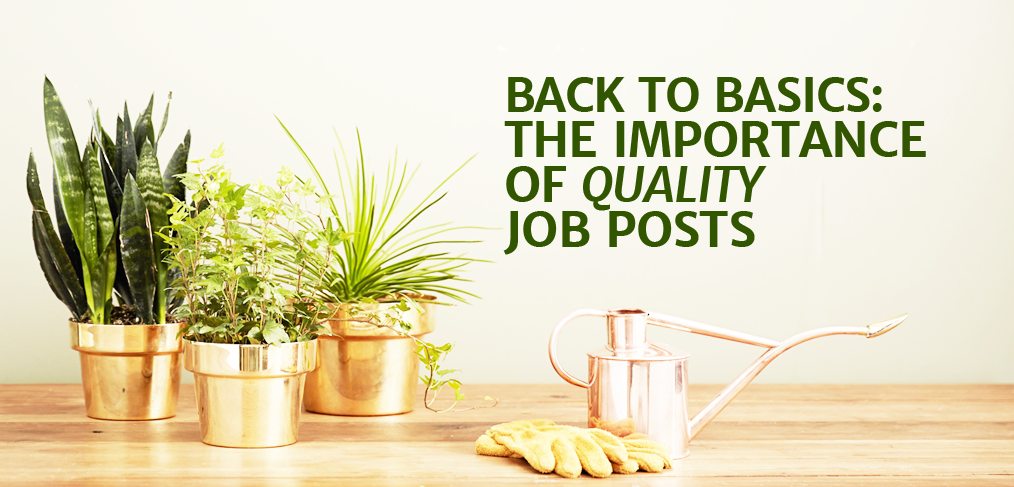 Back to Basics: The Importance of Quality Job Posts
