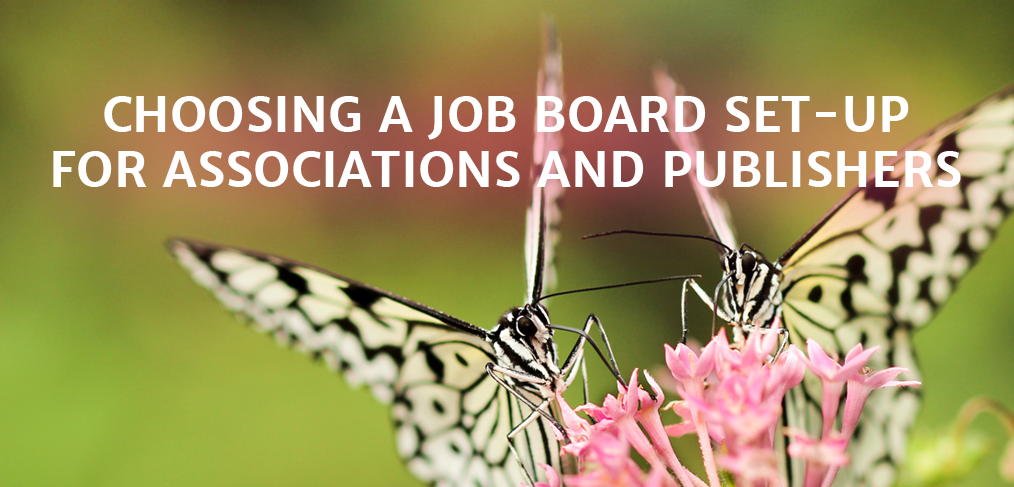 Choosing a Job Board Set-Up for Associations and Publishers